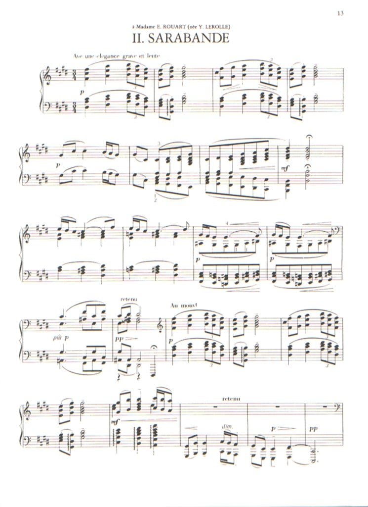 Pour le piano